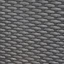 Allibert by Keter Chicago 4 Seater Rattan Lounge Outdoor Garden Furniture Set - Graphite with Grey Cushions - 3