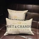 Federa Cuscini Divano，Copricuscini Decorativi Champagne e Nera 45 X 45 cm set da 4 Pezzi Cotone Lino Cuscino in Tinta Unita Cuscino del del Divano Bracciolo realizzato in tessuto di lino naturale - 8