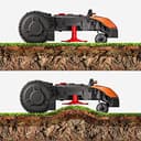 WORX Landroid Robot Mower WR147E.1 Lawn Mower up to 1000m²,Wireless Connected, Easy Installation, Mows in the Rain, Autonomous, Remote Control, Intelligent Mowing, Edge Cutting, 30-60mm Cutting Height - 7