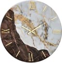 Generico Orologio da Parete, Soggiorno, Cucina, Moderno,Effetto marmo, Base legno, Lavorazione a resina, Numeri a rilievo, Diametro disponibile 40/60/80/100 cm, Made in Italy (taburno, 60 cm.) - 1