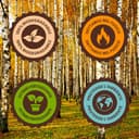 Set Posate Ecologiche in Legno di Betulla 100 Forchette + 100 Coltelli + 100 Cucchiai - Monouso 100% Naturali Biodegradabili e Compostabili Usa e Getta - 5