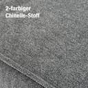 JAMAXX Premium Hundekissen Orthopädische Füllung, Waschbar Bezug aus Edlem Chinelle Stoff, Weiche Kompakte Füllung mit Visco Schaumstoff-Flocken Memory, PDB1003 (M) 90x70, Silver-Grey - 4