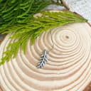 HENRYKA 925 Sterling Silver Miniature Royal Fern Leaf Necklace - 18 inch Chain | Minimal Boho Pendant | Nature Themed Gifts - 5