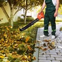 Soffiatore a Batteria, Bravolu 21V Soffiatore Foglie Elettrico, con Batteria da 2 X 4,0Ah e Caricabatteria, Velocità Aria Max Regolabile 240 km/h, 20000 RPM con 6Velocità Regolabili, Ugelli a 2Sezioni - 5