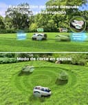 YARDCARE N1600PRO – Cortacésped robot sin cable perimetral con RTK & Visión IA, hasta 1600 m², corte eficiente en U con gestión de zonas, altura regulable por app y evitación inteligente de obstáculos - 8