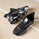 Scarpe da Basket Oversize Uomo con Ammortizzazione Traspirante Sportive Allenamento for la Corsa Casual all'aperto Scarpe da Passeggiata(Black,44 EU) - 7
