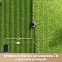 MOVA LiDAX Ultra 800 Robot Tagliaerba Senza Filo Perimetrale, Consigliato 800 m², Mappatura Automatica senza RTK con LiDAR 3D 360° e Visione IA, Taglio Bordi 5 cm, Percorso a U Efficace - 6