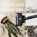 Bosch Akku-Staubsauger Unlimited Gen2 Serie 8 BKS8214W, beutellos, bis 45 Min Laufzeit, austauschbarer Akku, LED-Beleuchtung, automatische Anpassung an alle Bodenarten, XXL-Polsterdüse, weiß - 4