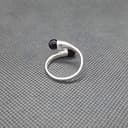 Anello in Argento Sterling Fatto a Mano Con Onice Nero Solido Timbrato 925 - 8