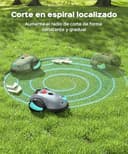 YARDCARE V100 Robot Cortacésped eléctrico con Navegación por Visión, Corte en Espiral, Detección de 150 Obstáculos, Robot Cortacésped Bateria hasta 150m², Robot Cortacesped con Cuchillas de Repuesto - 7