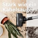 Bosch Akku-Staubsauger Unlimited Gen2 Serie 8 BSS82SIL1, beutellos, bis 45 Min Laufzeit, austauschbarer Akku, Schnellladegerät, LED-Beleuchtung, XXL-Polsterdüse, Fugendüse, alle Bodenarten, Silber - 3