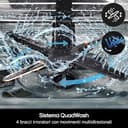 LG DF587HVS Lavastoviglie Libera Installazione Classe A -10%, 14 Coperti, Lavaggio a Vapore TrueSteam, LED Esterno, Sistema QuadWash, 4 Bracci Irroratori, Serie 5, Auto-Apertura, 43dB, Wi-Fi, Grigia - 5