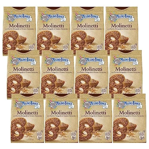 MULINO BIANCO Molinetti - Galletas integrales italianas 800g (Molinetti, x12)