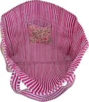 Generisch Indische Baumwoll-Stepptasche, Einkaufstasche, Vintage-Einkaufstasche mit Blumendruck, Ethno-Handgemachte Tasche (DN 19) - 5