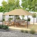 Outsunny Tejido de Recambio para Techo de Carpa de jardín Gazebo Tejido de poliéster de Alta Densidad 180 g/m² Anti-UV 3 x 4 m - 9