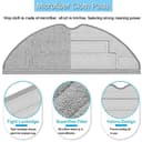 EATBALE Accessories Kit for Roborock S8 / S8 +/ S8 Pro Ultra Robot Vacuum Cleaner, Replacement Parts 2 Main Brush, 4 Side Brush, 2 HEPA Filter, 2 Mop Cloth Pads, 1 Bumper, 2 Tools (10Pcs) - 3