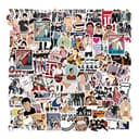 One Direction Sticker Pack 100Pcs, Laptop Stickers Bomb Vinyl Stickers Paquete Variado para Equipaje Computadora Monopatín Coche Motocicleta Calcomanía para Adolescentes Adultos - 2