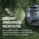 HUSQVARNA Automower® Aspire R6V Mähroboter – ohne Begrenzungskabel, AI Vision, GPS-Navigation, App-Steuerung, virtuelle Zonen, bis 600 m² – inkl. 6 Ersatzmesser - 4