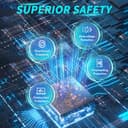 Fuente de alimentación AC Cargador para Notebook de 330 W 19,5 V 16,92 A compatible con Acer Predator Helios 16 18 300 500 700 Neo 16 18 Triton 14 17X 300 500 Nitro 16 17 - 7