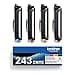 Brother TN-243CMYK Original Toner Cartridge Prints up to 1,000 Pages Cyan Magenta Yellow and Black - 1