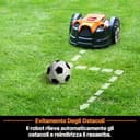 LawnMaster OcuMow™ Robot tagliaerba senza filo perimetrale e tagliabordi, taglia superfici di prato da 200 a 300 m² con 2 cariche complete della batteria, Evita gli ostacoli, basso livello di rumore - 7