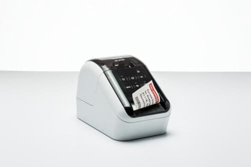 Brother QL810WC Stampante per Etichette con Wi-Fi e AirPrint, Stampa a Due Colori Rosso e Nero