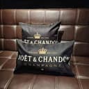 Federa Cuscini Divano，Copricuscini Decorativi Champagne e Nera 45 X 45 cm set da 4 Pezzi Cotone Lino Cuscino in Tinta Unita Cuscino del del Divano Bracciolo realizzato in tessuto di lino naturale - 6