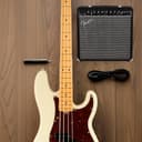 Fender American Professional II Precision Bass MN Olympic White - E-Bass - 9