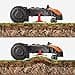 WORX Landroid S WR184E Robotic Lawnmower for Gardens up to 400 m2-35% Incline – with WLAN Connection & Floating Mowing Deck – App Control - Multi-Zone Programming – AIA Intelligent Navigation - 4