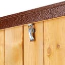 Ferplast Hundehütte mittelgroße Hunde BAITA 60 aus FSC-Holz, Hundehaus Outdoor Wetterfest, Isolierende Kunststofffüße, Tür mit Bissschutzkante aus Aluminium, 67 x 53 x h 56 cm. - 6