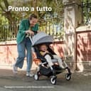 Passeggino Stokke YOYO3 da 6 mesi - Include telaio bianco/cuscino seduta Olive + Capottina - Si ripiega e si apre in un lampo - Leggero e compatto - Compatibile con il bagaglio a mano - 7