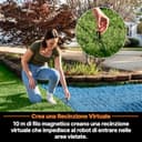 Lawnmaster OcuMow®18 Toscabaldì Robotico Senza Filo 500 m² Batteria 2Ah, Navigazione Ottica, Evitamento di Ostacoli, Stazione di Carica Automatica, Funzione Zona Vietata, WiFi & Bluetooth App - 5