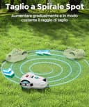 YARDCARE M800Plus Robot Tagliaerba Senza Filo Perimetrale, 800 m², Posizionamento GPS + Visione AI, Robot Tosaerba, Modalità di Taglio a U, Rilevamento di 150 Ostacoli, Ricarica Automatica, App - 8