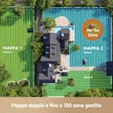 MOVA LiDAX Ultra 800 Robot Tagliaerba Senza Filo Perimetrale, Consigliato 800 m², Mappatura Automatica senza RTK con LiDAR 3D 360° e Visione IA, Taglio Bordi 5 cm, Percorso a U Efficace - 9