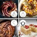 Kenwood Titanium Chef Baker Silver KVC85.004BK, Stand Mixer with Integrated Scale, 3 Stainless Steel Mixing Hooks and Rubber Whisk, 5L and 3.5L Bowls, 1200W, Black - 6