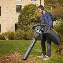 Alpina Soffiatore-Aspiratore a Scoppio ABL 27 V, Motore a Due Tempi da 27,6cc (800W) Nero - 2