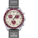 Swatch Omega x Moon Mission to Pluto Speedmaster Borgogna - Nuovo, Unisex - 2