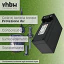 vhbw batteria compatibile con Ambrogio 4.0 Basic, 4.0 Basic 4WD, 4.0 Elite, 4.0 Elite 4WD tagliaerba, robot tagliaerba (10200mAh, 25,2V, Li-Ion) - 6