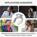 Magic Pro 2.0 Neck Massager – Electric Heated Cervical Spine Massager with 4-Head Design, Vibration & Hot Compress, 6 Modes & 14 Levels for Neck & Shoulder Pain Relief – Home, Office, Travel Use - 5