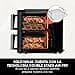 Ninja Double Stack Freidora de aire, 7,6 L, doble cajón vertical, 4 niveles de cocción, 2 cajones y 2 rejillas, diseño para ahorrar más espacio, 6 funciones de cocción, 6 porciones, Negro, SL300EU - 2