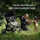 Bugaboo Fox 5 Renew Carrito Todoterreno, Cochecito de Bebé 2 en 1, Suspensión Total, Fácil Plegado, Capazo Espacioso, Asiento Extensible, Maniobrabilidad, Chasis Negro y Capota Heritage Black - 7