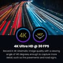 Nextbase 622GW Dash Cam anteriore e posteriore fotocamera con scheda SD classe 10 U3 128gb - Full 4K/30fps UHD in auto registrazione- WIFI Bluetooth GPS -Super Slow Motion 120fps- Alexa Built-in - 3