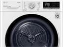LG RH10V9AV4W Asciugatrice Smart a Carica Frontale 10kg, Serie V9, Classe C, Condensazione con Pompa di calore DUAL Inverter, Eco Hybrid, Condensatore autopulente, Allergy Care, Wi-Fi, Bianca - 8