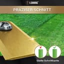 lohag® 30 Mähroboter Klingen für Worx Landroid - mit Titancarbid Legierung inkl. Schrauben Set - Ideales Mähroboter Zubehör - Rasenmäher Ersatzklingen - 6