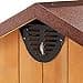 Ferplast DOMUS XL Casetta per Cani in Legno FSC - Tetto Apribile con Chiusura, Impermeabile & Anti-UV - Griglia Aerazione - Porta Antimorso in Alluminio - Piedi Isolanti - 121 x 78 x h 78,5 cm - 5