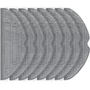 Pack of 8 Wipes for Roborock S8 Pro Ultra Robot Vacuum Cleaner, Silver Ion Microfibre VibraRise 2.0 Wiping Cloth Accessories (Blue Grey) - 1