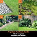 LawnMaster OcuMow™ Robot tagliaerba senza filo perimetrale e tagliabordi, taglia superfici di prato da 200 a 300 m² con 2 cariche complete della batteria, Evita gli ostacoli, basso livello di rumore - 2