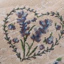 Gegong Borsa portaoggetti fatta a mano per ferri da maglia in tessuto per maglioni, organizer in tessuto jacquard con fiori viola, per trucco, scrivania, viaggi, camera da letto, soggiorno (fiore - 8