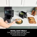 Ninja Double Stack Air Fryer, Vertical Dual Drawer Air Fryer with 4 cooking levels, 2 Drawers and 2 Racks, Space Saving Design, 7.6L Capacity, 6 Cooking Functions, 6 Portions, Black SL300UK - 10