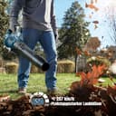 GEVEELIFE Soffiatore a batteria per foglie 18V, 257 km/h Soffiatore elettrico per foglie con 3 velocità e 2 batterie da 5,2Ah – Soffiatore per foglie senza fili per giardino, foglie, polvere e neve - 2